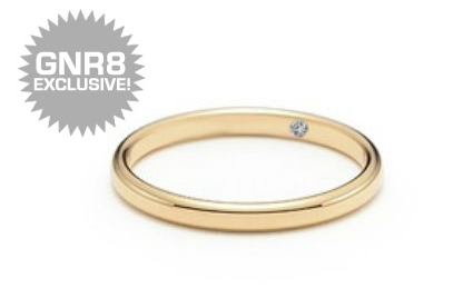 Hidden Diamond Gold Ring