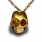 Murdered Skull Pendant