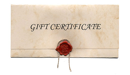 Generate Gift Certificate