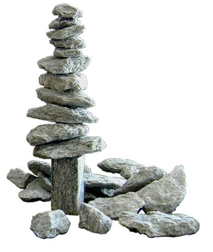 Steinmannli Granite Stacking Game