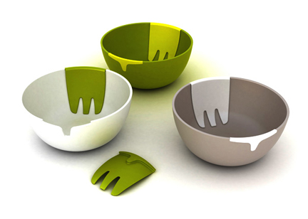 Hands On Salad Bowl