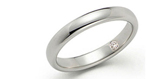 Hidden Diamond Silver Ring