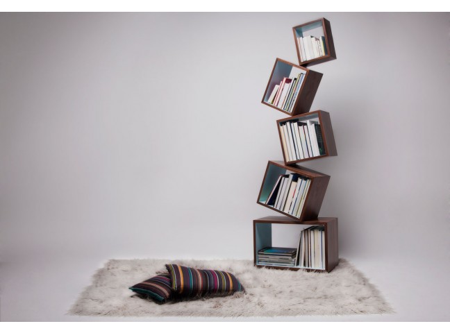 Equilibrium Wood Bookcase