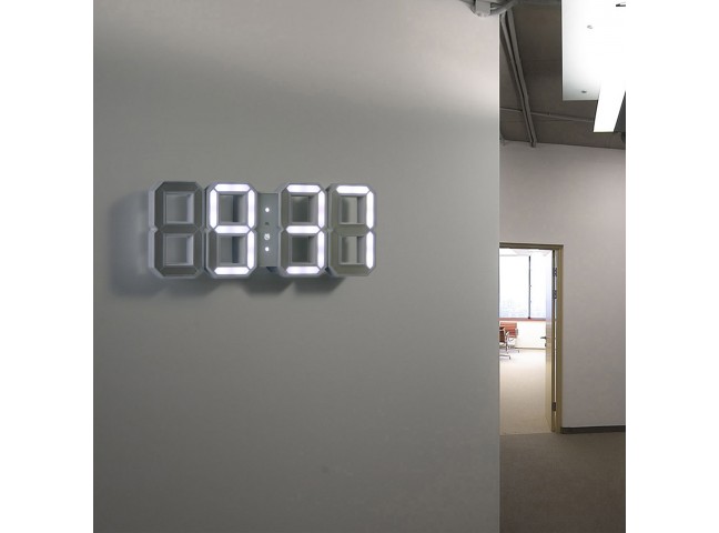 White & White Clock
