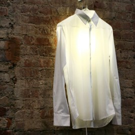 Clothes Hanger Lamp