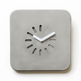 Life in Progress Concrete Clock