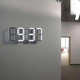 White & White Clock