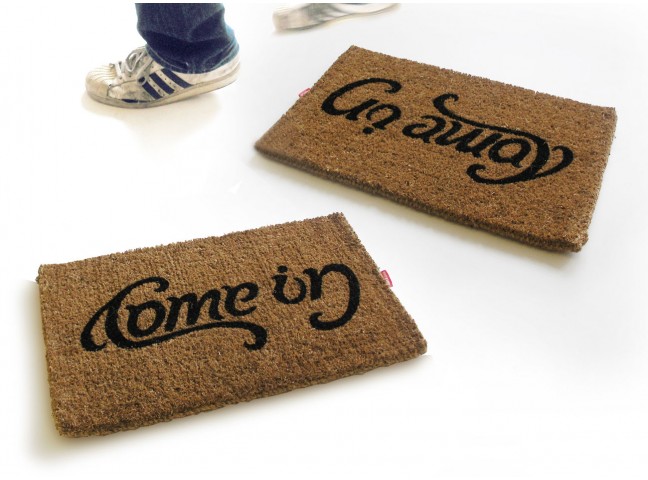 Come In/Go Away Doormat