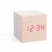 Wood Cube Alarm Clock